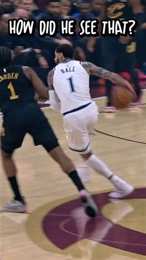 LaMelo Ball's FILTHY Behind-the-Back Pass to Jaden McDaniels! | Timberwolves vs. Cavaliers