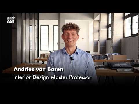 Andries van Baren - Professor of Interior Design Master @ CSARTS