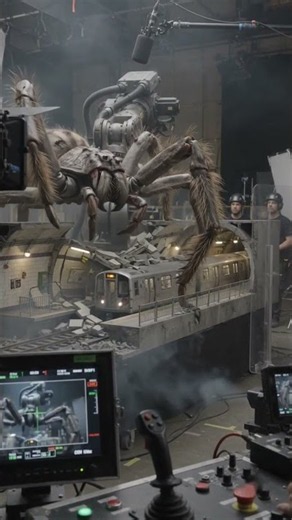 Epic Practical Effects Behind the Scenes: UFO Alien Invasion Destroys a Miniature Paris Set! 🛸🎬