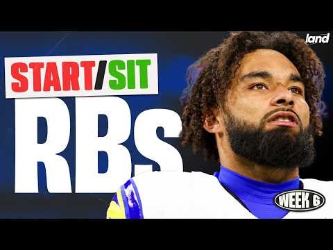 Running Backs to START & SIT in Week 6 (every matchup)