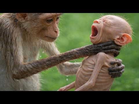 Cute Baby Monkey Live 24/7 – Relaxing, Funny, and Full of Love!