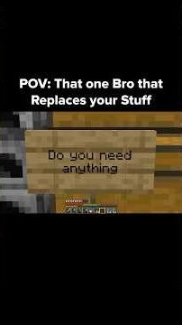 Minecraft Replace Moment