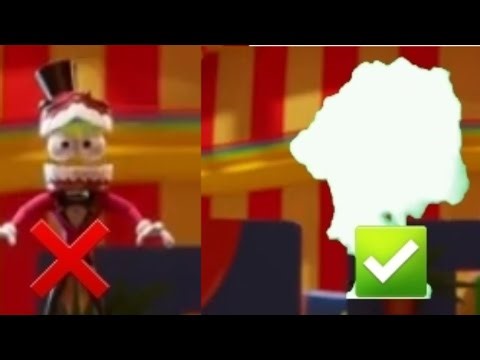 Caine dies but with a poof cloud