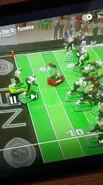 wide receiver Alex Rodriguez is hit hard over the middle- Fumble.