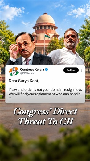 Kerala Congress Insults CJI Surya Kant With Resignation Remark