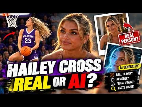 Hailey Cross Real or AI | Hailey Cross Basketball Girl | Who is Hailey Cross | Is Hailey Cross Real