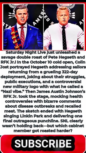 SNL BRUTALLY ROASTS Pete Hegseth & RFK Jr. in WILD Cold Open!