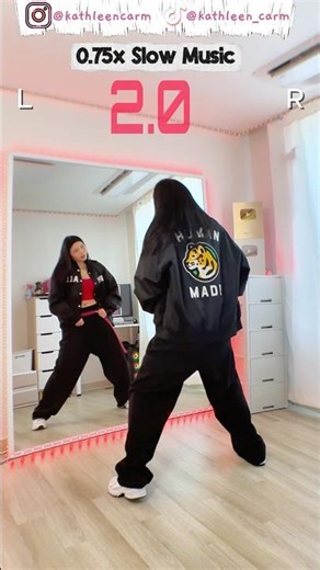 BTS (방탄소년단) - 2.0 #dancetutorial 0.75x Slow Music #dancepractice #dance