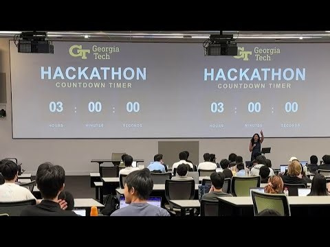 Georgia Tech get three hours to build an app using Claude AI