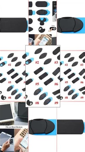 Slider Plastic Camera Cover Camera Sticker Privacy Security Webcam Cover For Laptop for Phone Tab...