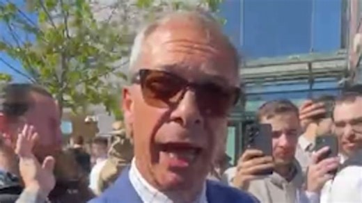 Farage campaigns from Golders Green stabbing scene and mocks Sadiq Khan and Met Police