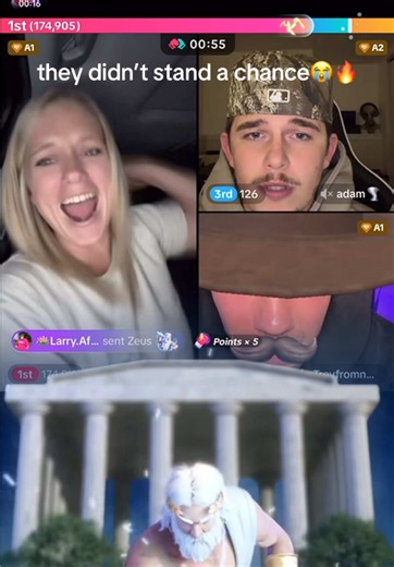 They didn’t stand a chance😭🔥 @✨Brittney✨ #tiktoklive #zeus #giftreaction #agency #rechargers