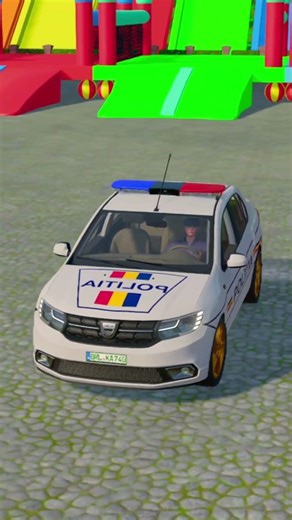 🤩Dacia Police Car🚔 Ready To Parking Garage #fs22 #farmingsimulator22 #farmingsimulator