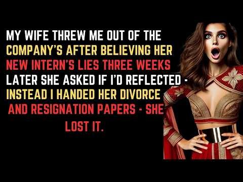 My Wife Threw Me Out After Believing Her Intern’s Lies — Now My Divorce Turned Her Company’s Wor