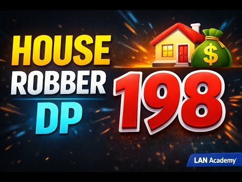 LeetCode 198: House Robber — DP Explained (O(1) Space)