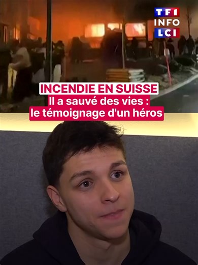 Témoignage émouvant de Gianni après l'incendie à Crans-Montana