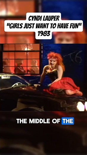 Cyndi Lauper Performs “Girls Just Want to Have Fun” Live 🎤 80s Pop Icon 1980s Classic Music Hit 1883