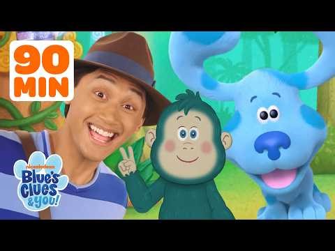90 Minutes of Blue & Josh’s Animal Adventures! 🙈🦋 | Blue's Clues & You