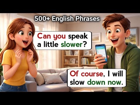 500+Phrases Speaking and listening practice | English Conversation practice for beginners