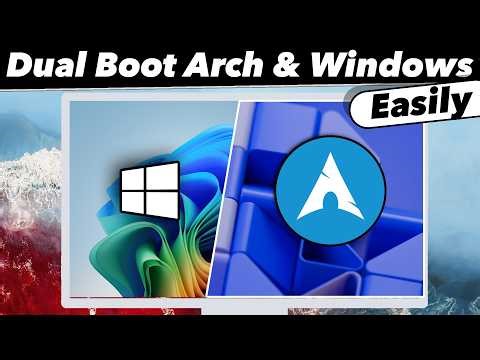How to Dual Boot Arch Linux and Windows 11 // USING ARCH INSTALL SystemD & UKI