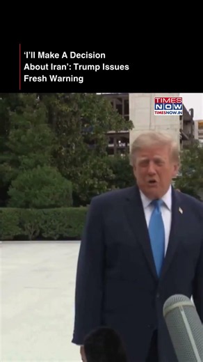 Trump Says He Has ‘A Decision’ To Make About Iran, Warns Of ‘Easy Or Hard Way’ #shorts