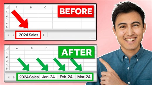 Split Excel data into multiple sheets automatically