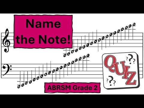 QUIZ! Name the note! Test Note Recognition! Includes Ledger Line Notes - Grade 2 - Staff Notation