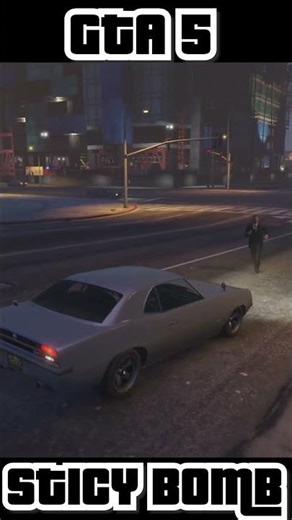 GTA 5 Exploding Car Sticky Bomb Gone Wrong #shorts