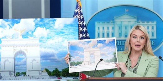 Federal agency approves concept for Trump’s plan for a Triumphal Arch in Washington