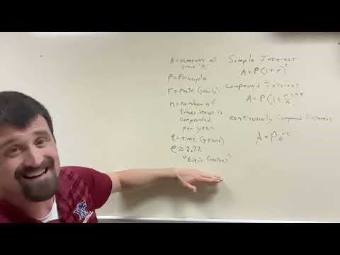 Financial Applications of Exponential Functions - Using Simple and compound interest formulas
