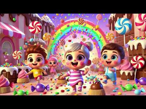Giant Candy Explosion 🍬💥 Baby Kids Sweet Candy World Adventure 🍭🌈 | Fun Learning Video for Toddlers