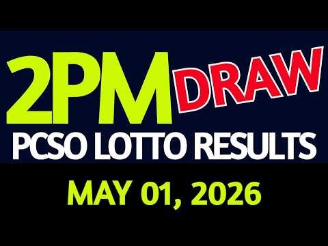 2pm Lotto Result Today May 01, 2026 Swertres Ez2 PCSO