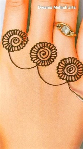 "Easy 3 Second trick Mehndi Design Beginners Try This""Most Viral Back Hand Mehndi Trick 2026|