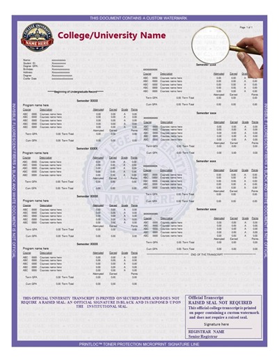 Editable College Transcript Template | University Transcript Template | Purchment, Academic Record | Transcript Template, Powerpoint File - Etsy
