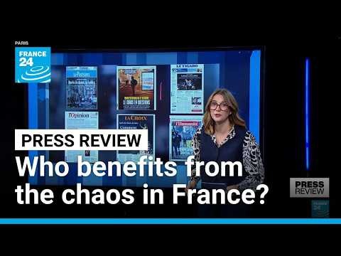 'Shame', 'anger', 'chaos': Papers react to polarising riots in France • FRANCE 24 English