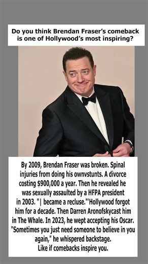 Brendan Fraser’s Incredible Hollywood Comeback 😢🏆 | The Whale & Oscar Story