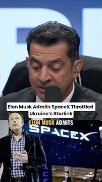 Elon Musk Says Ukraine Has Been Using Starlink As A Weapon