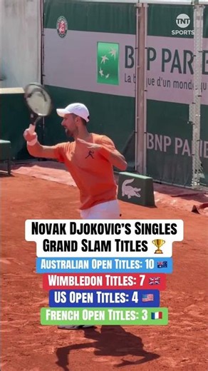 Djokovic looks for his 25th Grand Slam singles title in what could be his last @rolandgarros run 👀