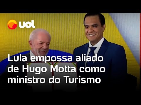 Lula dá posse a Gustavo Feliciano, aliado de Hugo Motta, como ministro do Turismo; veja vídeo