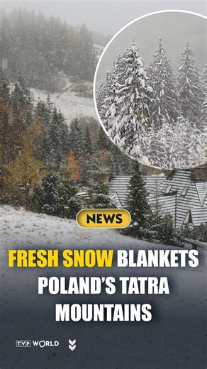 Fresh #snow blankets #Poland's #Tatra #mountains