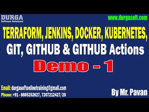 TERRAFORM, JENKINS, DOCKER, KUBERNETES, GIT, GITHUB & GITHUB Actions tutorials || by Mr. Pavan
