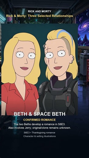 Rick & Morty: 3 Selected Relationships Explained (Through Season 7) #Shorts