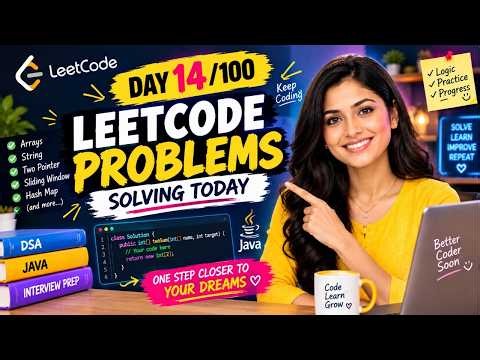 Day 14/100 🔥 LeetCode Problems in Java | Solve DSA & Coding Interview Questions