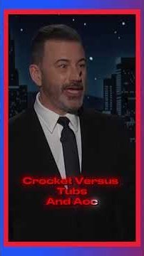 Jimmy Kimmel ROASTS Trump’s Cognitive Test Bragging and Names AOC & Crockett! #shorts
