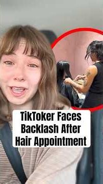 TikToker Faces Backlash After Hair Appointment #shorts #lisano #hairappointment
