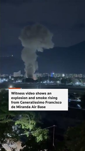 US strikes Caracas airbase