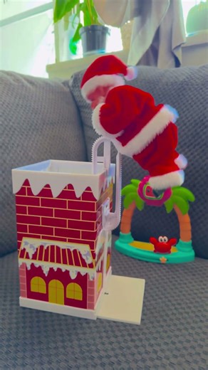 Cute Santa Claus Climbing The Ladder #christmas #giftideas #toys #kibtoy #shortvideo #shortsvideo