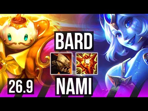BARD & Smolder vs NAMI & Lucian (SUP) | 5k gold comeback | EUW Challenger | 26.9