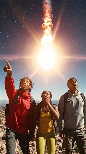 Meteor Impact #aivideo #short