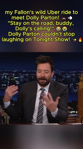 Jimmy Fallon Tells Dolly Parton About His Hilarious Uber Driver Freak-Out! 😂🚗